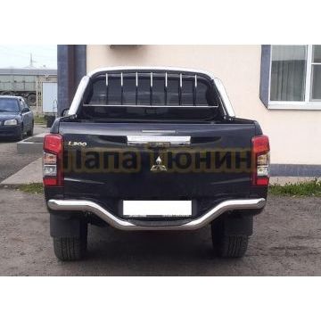 Защитные дуги d76/16 Папа Тюнинг для Mitsubishi L200 2015-2019