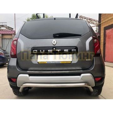 Защита заднего бампера скоба Renault Duster 2017-2021