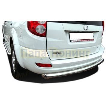 Защита заднего бампера Папа Тюнинг d60 для Haval H5 2020-2024