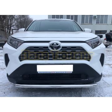 Защита переднего бампера короткая d60 для Toyota RAV4 2019-