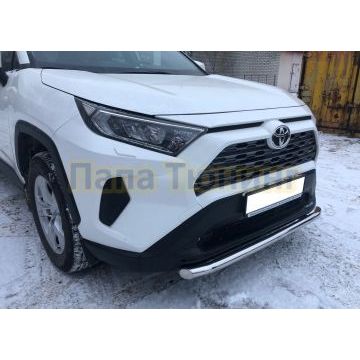 Защита переднего бампера короткая d60 для Toyota RAV4 2019-