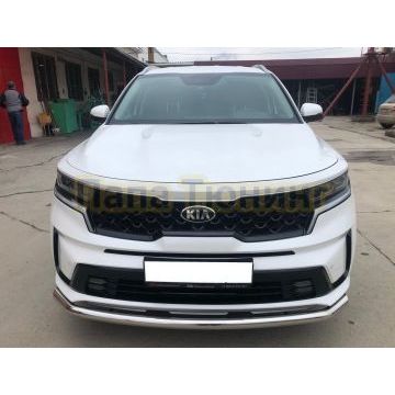 Защита переднего бампера Папа Тюнинг d60 для Kia Sorento 2020-