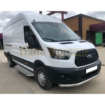 Защита переднего бампера d76 Папа Тюнинг для Ford Transit 2018-