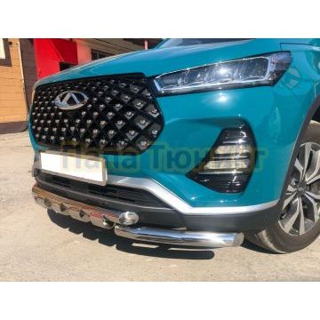 Защита переднего бампера G Папа Тюнинг d60/60 для XCITE X-Cross 7 2024-