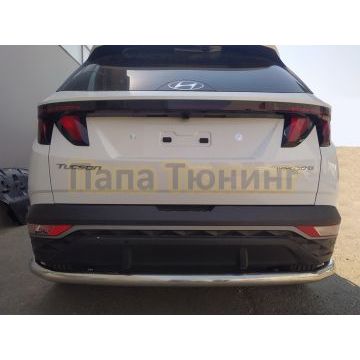 Защита заднего бампера d60 Папа Тюнинг для Hyundai Tucson 2021-