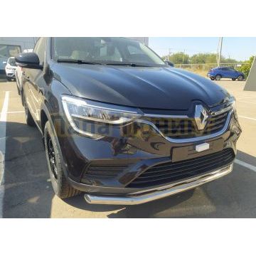 Защита переднего бампера d60 Папа Тюнинг для Renault Arkana 2019-