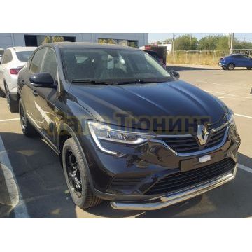 Защита переднего бампера d60/42 Папа Тюнинг для Renault Arkana 2019-