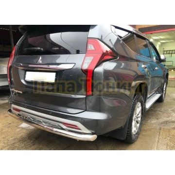 Защита заднего бампера d60Папа Тюнинг для Mitsubishi Pajero Sport 2021-