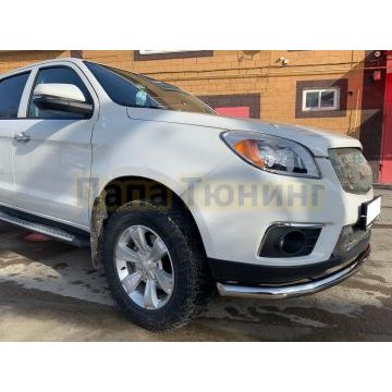 Защита переднего бампера Папа Тюнинг d60 для JAC T6