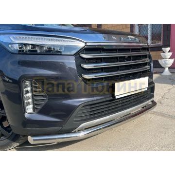 Защита переднего бампера d60 Папа Тюнинг для CheryExeed VX 2022-