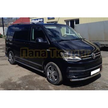 Защита переднего бампера d60 для Volkswagen T6 (2015-2020)