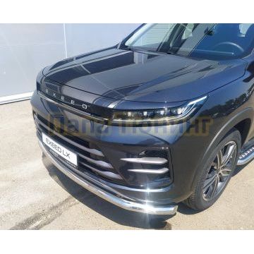 Защита переднего бампера d60 Папа Тюнинг для CheryExeed LX 2022-