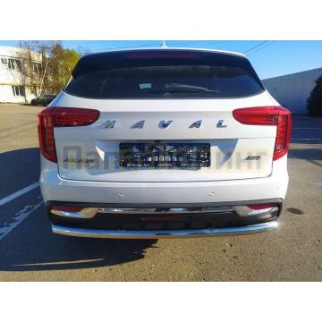 Защита заднего бампера d60 Папа Тюнинг для Haval Jolion 2021-