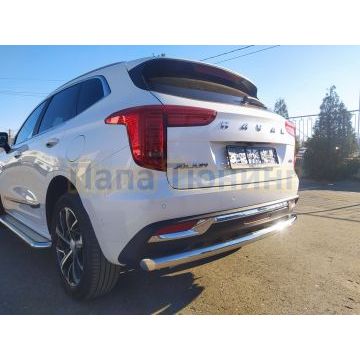 Защита заднего бампера d60 Папа Тюнинг для Haval Jolion 2021-