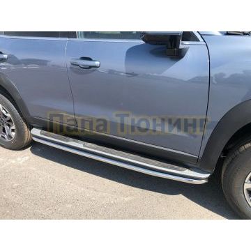 Защита порога труба d60 для Haval Dargo 2022-