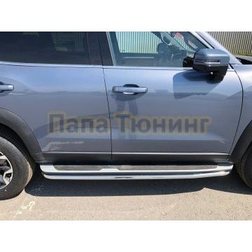 Защита порога труба d60 для Haval Dargo 2022-
