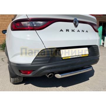 Защита заднего бампера d60 для Renault Arkana 2019-