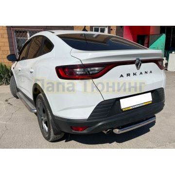 Защита заднего бампера d60 для Renault Arkana 2019-