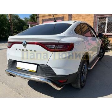 Защита заднего бампера скоба d60 для Renault Arkana 2019-