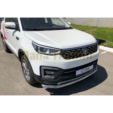 Защита переднего бампера Папа Тюнинг d60 для Changan CS55 2018-