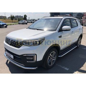 Защита переднего бампера Папа Тюнинг d60 для Changan CS55 2018-