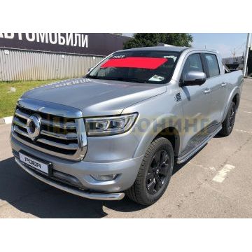 Защита переднего бампера d60 Папа Тюнинг для Great Wall Poer 2021-