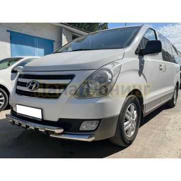 Защита переднего бампера G d60/60 Папа Тюнинг для Hyundai H-1 Grand Starex 2007-2018