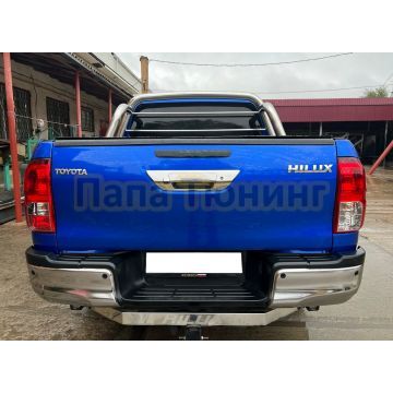 Защитная дуга на крышку «ролетта» Папа Тюнинг d76/20 для Toyota Hilux 2021-