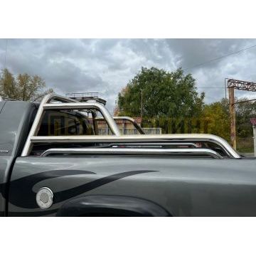 Защитные дуги в кузов Папа Тюнинг d76/53 для DODGE RAM 2500 Mega Cab 2004-2010