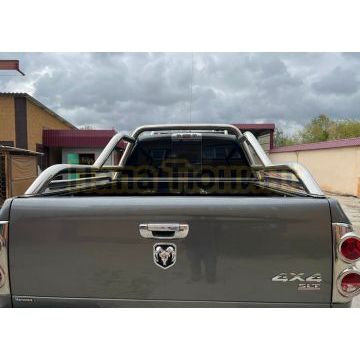 Защитные дуги в кузов Папа Тюнинг d76/53 для DODGE RAM 2500 Mega Cab 2004-2010