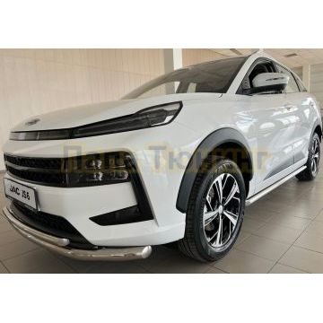 Защита переднего бампера двойная d60/42 для JAC JS6 2022-