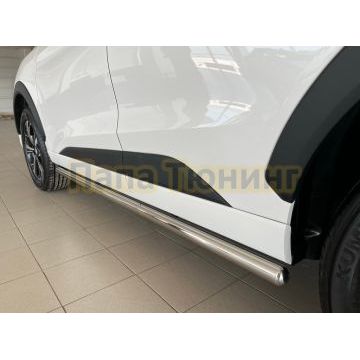 Защита штатного порога труба d53 для JAC JS6 2022-