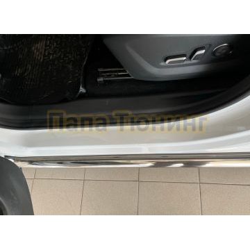 Защита штатного порога труба d53 для JAC JS6 2022-