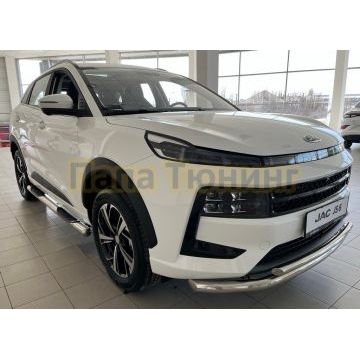 Пороги труба с проступью d76 для JAC JS6 2022-