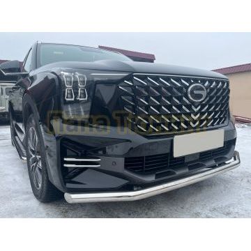 Защита переднего бампера Папа Тюнинг для GAC GS8 2023-