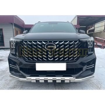 Защита переднего бампера G Папа Тюнинг для GAC GS8 2023-