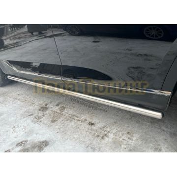 Защита штатного порога труба Папа Тюнинг для GAC GS8 2023-