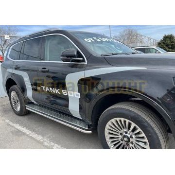 Защита штатного порога d42 мм для Tank 500 2023-