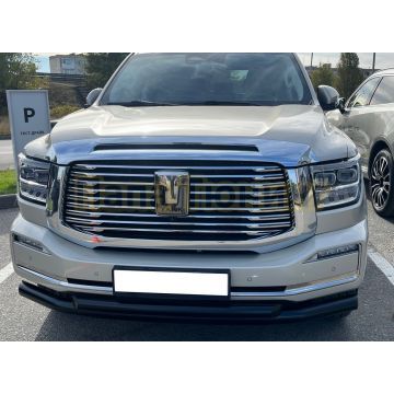 Защита переднего бампера двойная с покрытием "Раптор" Папа Тюнинг d76/60 для Tank 500 2023-