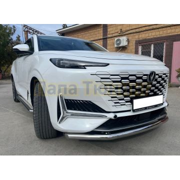 Защита переднего бампера Папа Тюнинг d60 для CHANGAN UNI-K 2022-