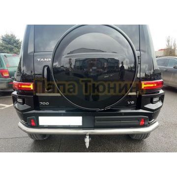 Защита заднего бампера Папа Тюнинг d76 для TANK 700 2024-