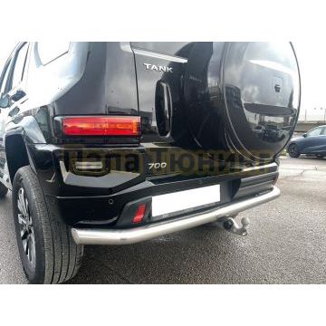 Защита заднего бампера Папа Тюнинг d76 для TANK 700 2024-