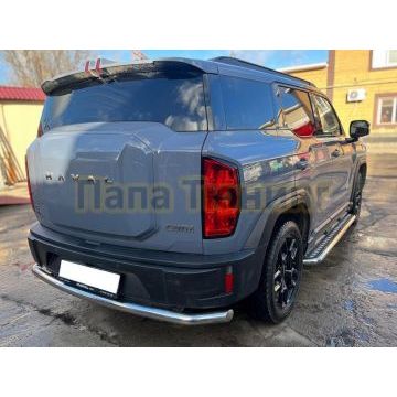 Защита заднего бампера Папа Тюнинг d60 для Haval H3 2024-