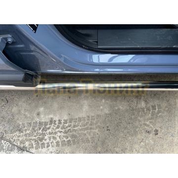 Защита штатного порога труба Папа Тюнинг d53 для Haval H3 2024-