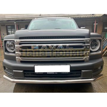 Защита переднего бампера Папа Тюнинг d60 для Haval H9 2024-