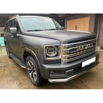 Защита переднего бампера Папа Тюнинг d60 для Haval H9 2024-