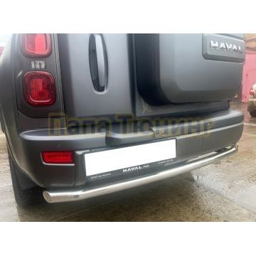 Защита заднего бампера  Папа Тюнинг d60 для HAVAL H9 2024-