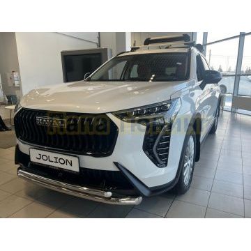 Защита переднего бампера двойная  Папа Тюнинг d60/42 для Haval Jolion 2024-