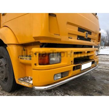 Защита переднего бампера Папа Тюнинг d60 для KAMAZ 5460 2010-