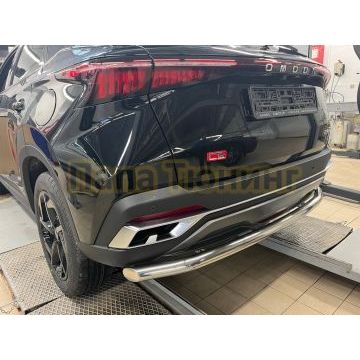 Защита заднего бампера d60 Папа Тюнинг для Omoda C5 2022-